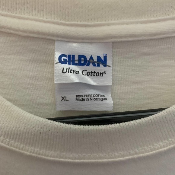 GILDAN White Kevin Snyder In Loving Memory Racecar Graphic T-Shirt - Picture 5 of 5